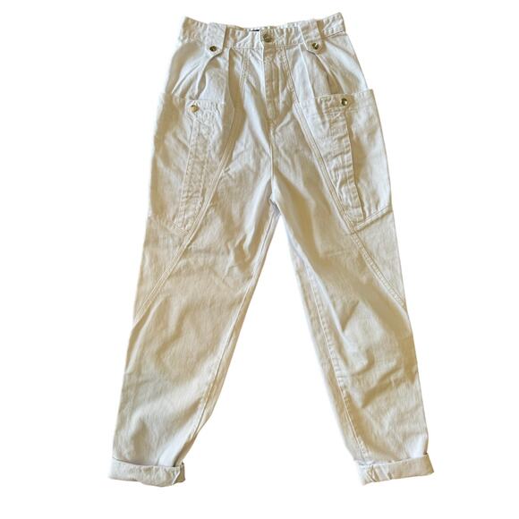 Isabel Marant White Kerris Trousers - Picture 11 of 14